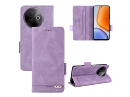 Capa De Couro Com Fecho Magnético Para Celular