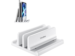 Lurelia Suporte Vertical Para Portátil 1 Unidade, Ajustável, Em Silicone, Compatível Com Macbook, Ipad, Portátil, Em Branco