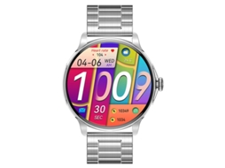 Smartwatch com chamadas Bluetooth, controle de voz, mostradores personalizáveis, previsão do tempo e reprodução de música. Bestvite
