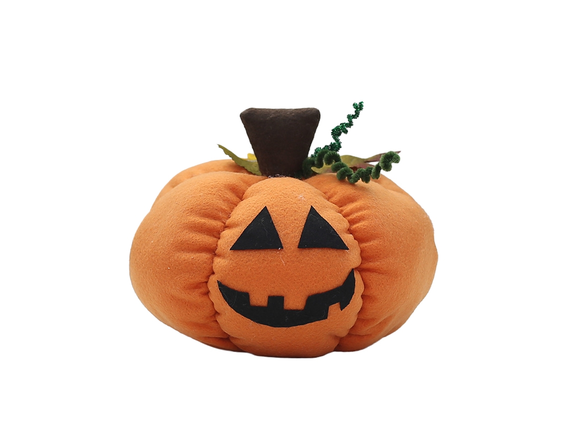 Laxiscreed Decoração De Halloween Com Abóbora Grande Em Tecido Para Festas E Bar, 7 E 9 Polegadas