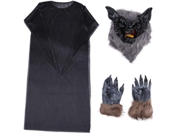 Acessórios De Palco Para O Halloween: Fantasia De Fantasma, Máscara De Lobo, Luvas Para Cosplay