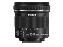 Objetiva CANON EF-S 10-18MM 4.5-5.6 IS STM (Encaixe: Canon EF-S - Abertura: f22-29 - f/4.5-5.6)