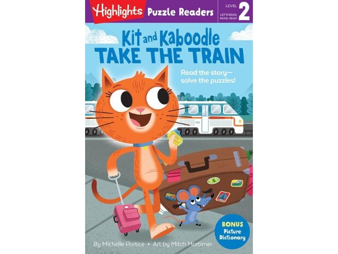 Livro kit and kaboodle take the train de michelle portice (inglês