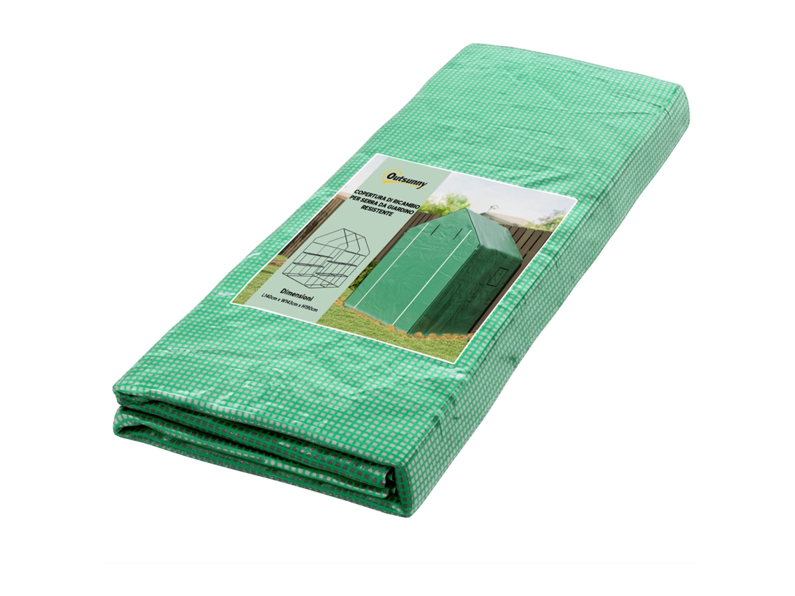 Copertura Foot For Serra Gives Garden With Door Has Cerniera Is Windows. 140x143x190cm. Green