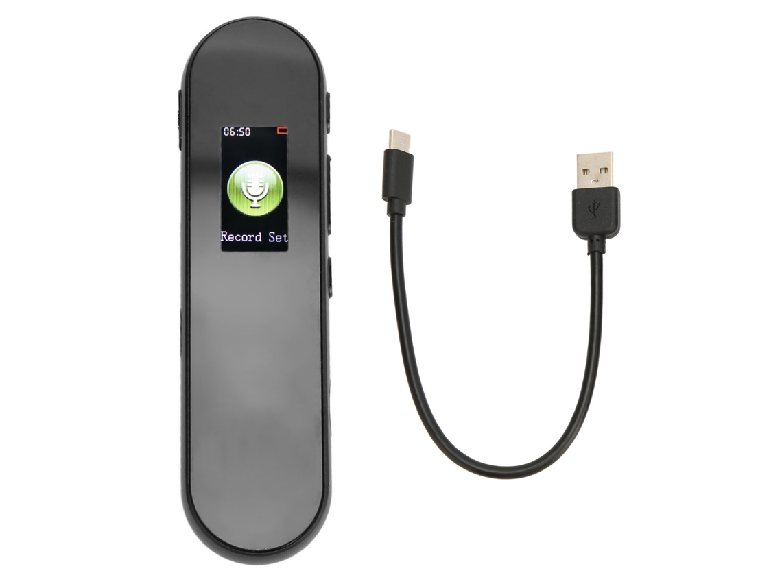 Gravadora de voz digital inteligente com redução de ruído e gravação estéreo 8gb | S/MARCA