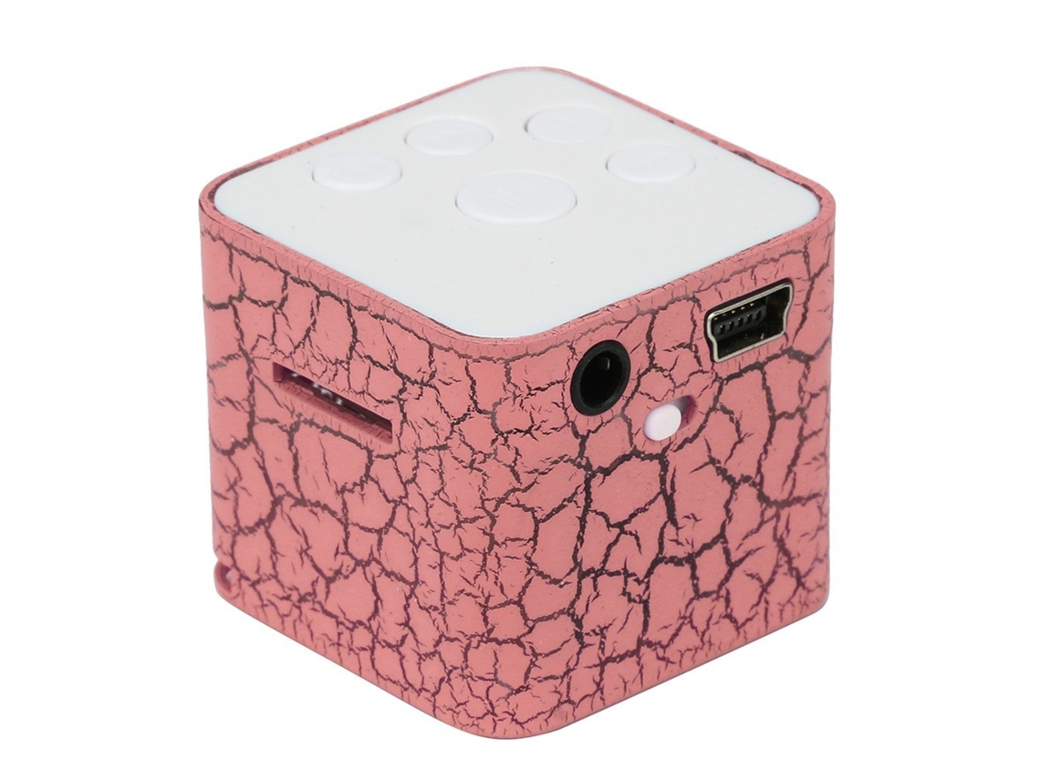 Mini Speaker LAXISCREED Luz Colorida Mp3 Cartão