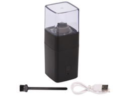 Moinho De Café Elétrico Preto, Portátil, Com Carregamento Usb, Automático E Compacto Para Uso Doméstico
