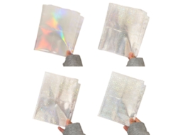 Capas Para Fichário A5 De 6 Anéis, Capas Ultra Transparentes, Protetor De Folhas Para Fotos, Cartões De Troca
