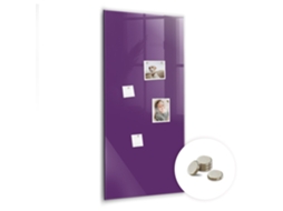 Quadro Magnético De Parede Roxo Para O Quarto Das Crianças Espelharte (60x120 Cm)