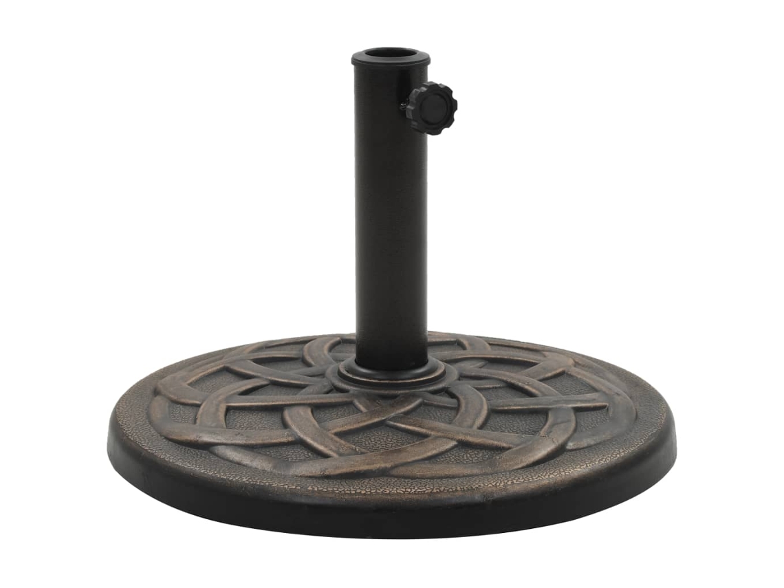 Base para guarda-sol VIDAXL Grey Poliresina (54.5 x 54.5 x 33 cm)