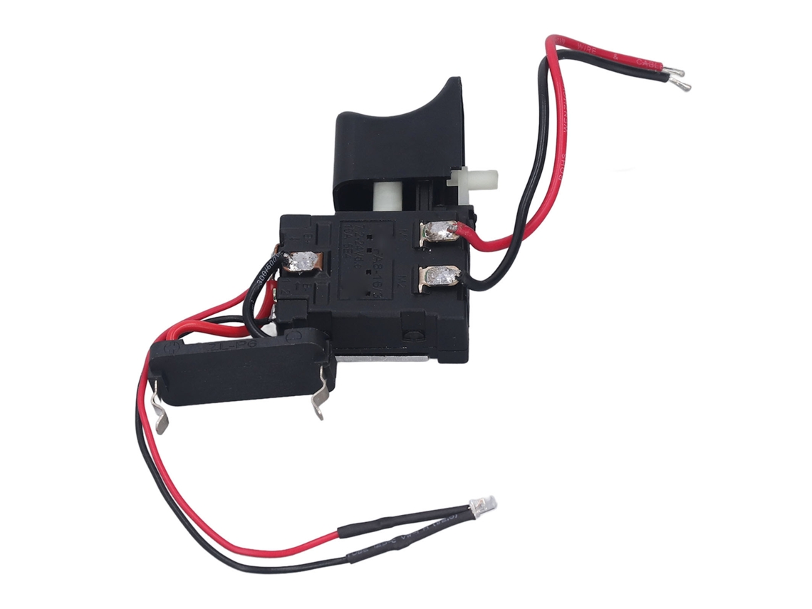 Interruptor De Gatilho Para Furadeira Com Controle De Velocidade Reversível 7.2‑24v Dc 16a Com Luz