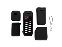 Pocket Camera Silicone Protective Cover Anti Slip Easy To Clean Scratch Resistant Protective Case Lens Protector For Pocket 3 Black LAXISCREED