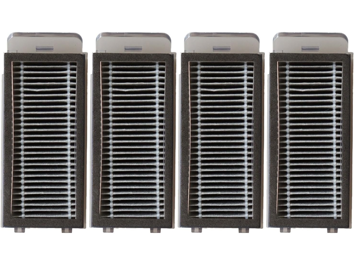 Kit Com 4 Filtros Hepa Para Aspirador Robô Dreame X50 Ultra/l40s Pro