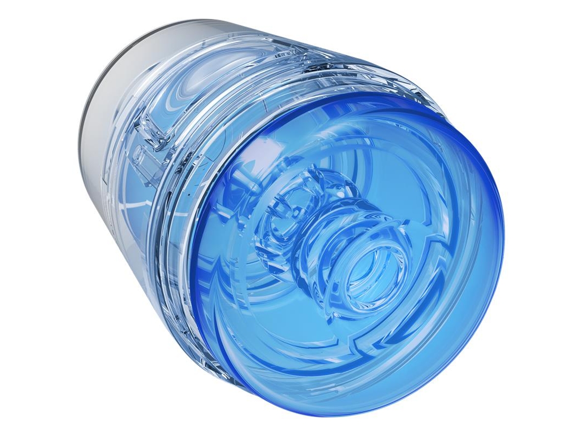 Masturbador Masturbador Masculino Optix Crystal Blue Pop-Off MAIN SQUEEZE