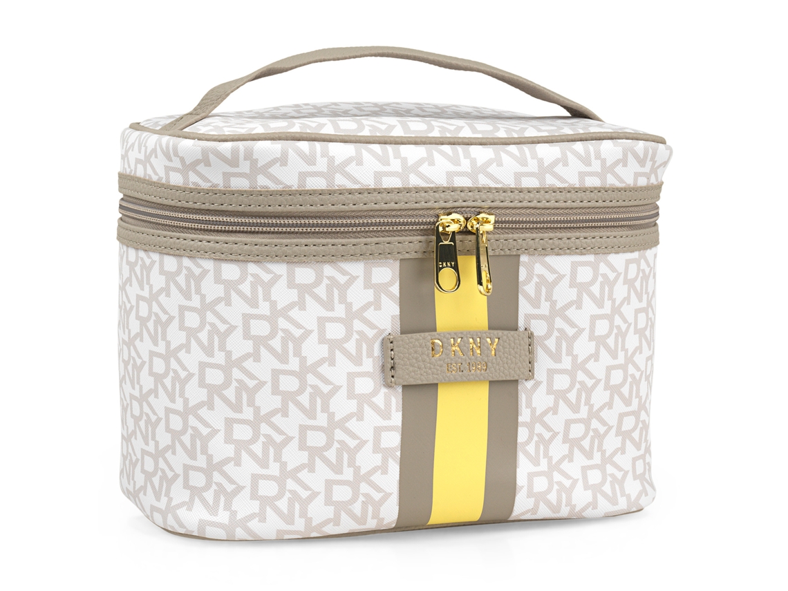 DKNY DKNY-636 Signature Stripe Saco de Viagem para Mulher Combo Brege