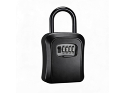 Cofre Chaves Eifson Metal Fecho Zincado 9.6x4x17.2cm (preto)