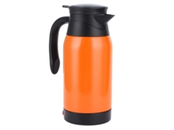 Laranja Garrafa de Água Chaleira Elétrica para Carro Expositor de Temperatura Caneca Fervente para Carro Panela de Viagem HURRISE