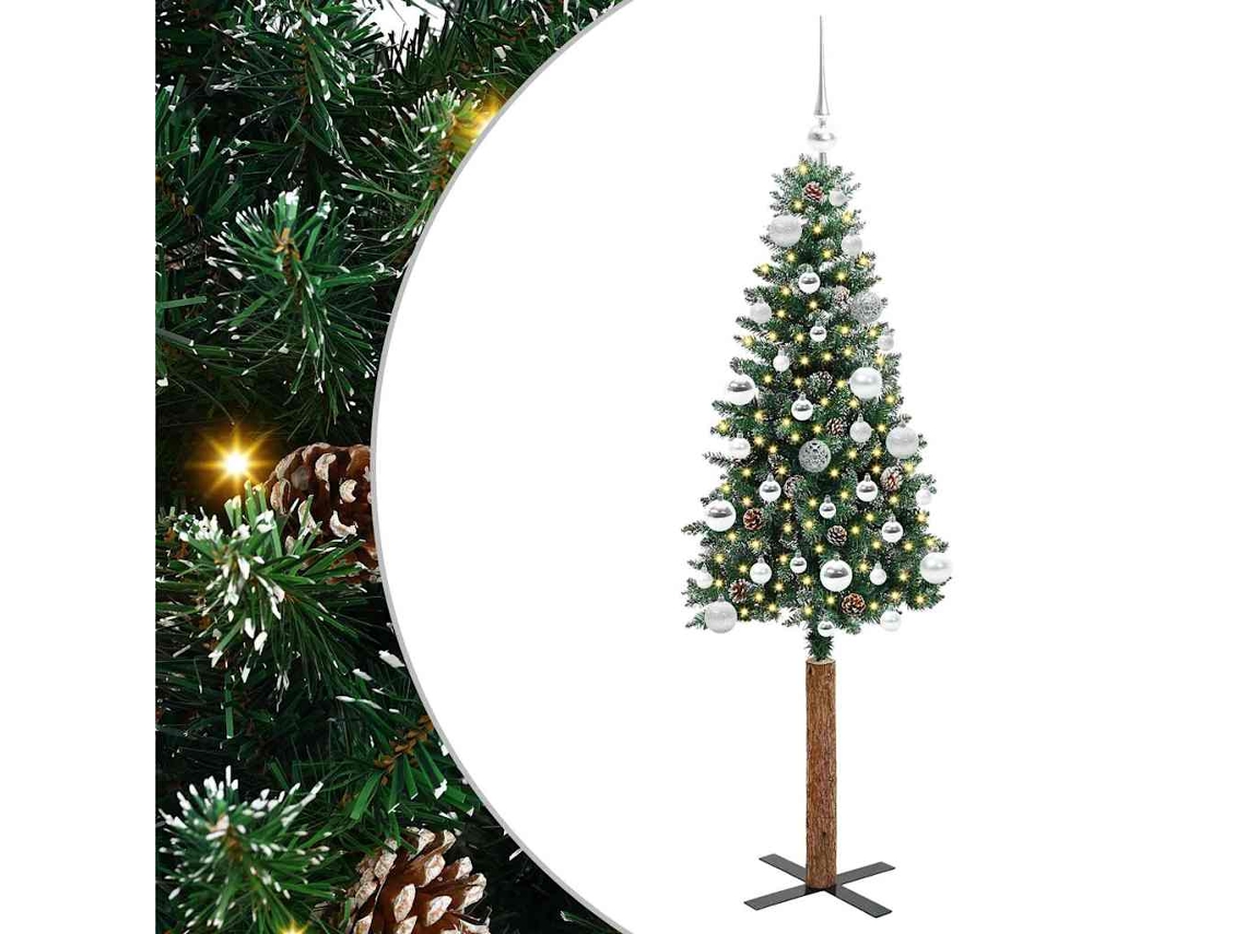 Conjunto 1 Árvore De Natal Vidaxl Verde Pvc (150 Cm)