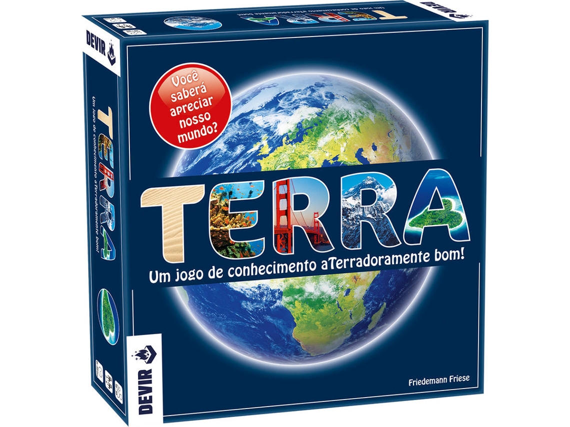 Jogo de Tabuleiro DEVIR Terra (Idade Mínima: 10 Anos - Dificuldade: Baixa)