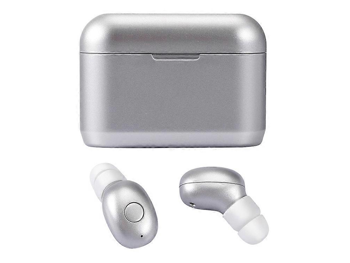 Fones de ouvido sem fio Bluetooth 5.0 DT 4 IPX à prova d'água com estojo de carregamento magnético de 350 mAh. Suporta chamadas. Hengrongshen.
