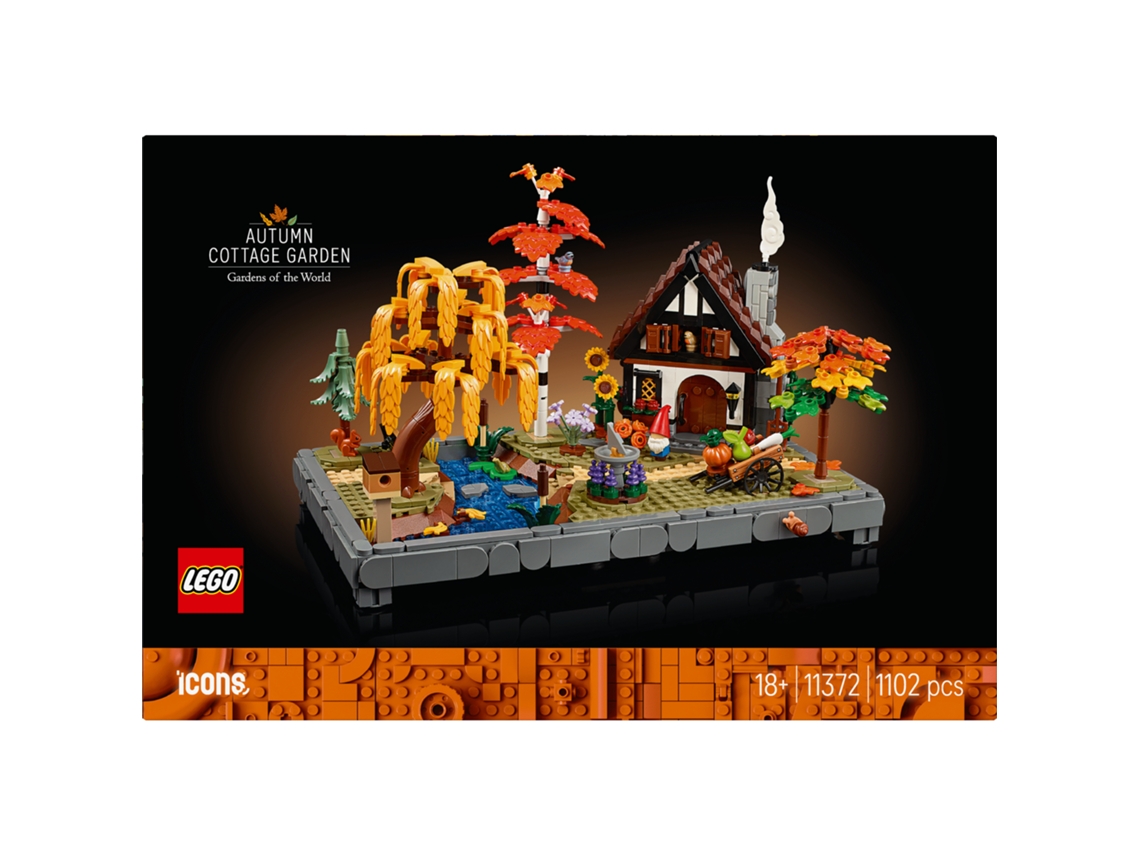 Lego® 11372 Ícones Jardim Rural De Outono – Diorama Decorativo