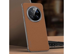 Capa De Celular Híbrida Para Pc Com Camada Superior De Couro Bovino Sem Moldura Sulada