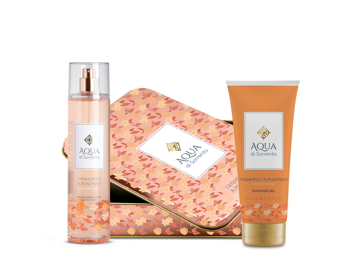 Coffret Aqui Di Sorrento Tramonto A Sunset Set Gift Wells