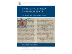 Livro Analyzing Syntax Through Texts de Elly Van Gelderen (Inglês - Capa Dura)