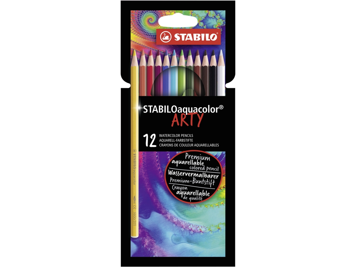 STABILO Aquacolor Arty Multicolor 12 Peças