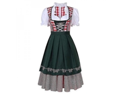 2026-traje Tradicional De Oktoberfest Para Mulher Vestido De Cervejeiro Alemão Com Avental Conjunto De Disfarce L