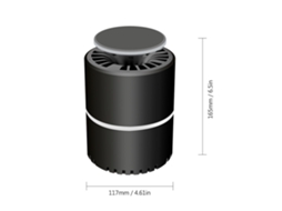 Lâmpada Matadora de Mosquitos Uv Led Usb Silenciosa com Ventilador Inseticida