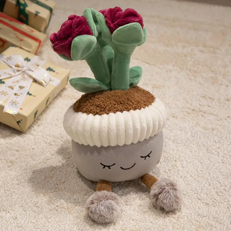 (estilo 5, Aprox. 30 Cm) Brinquedo De Pelúcia Realista De Tulipa Suculenta