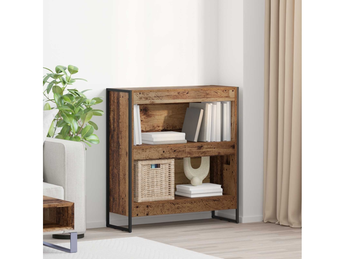 Vidaxl Gabinete De Livros 80 X 30 X 86,5 Cm Derivados De Madeira