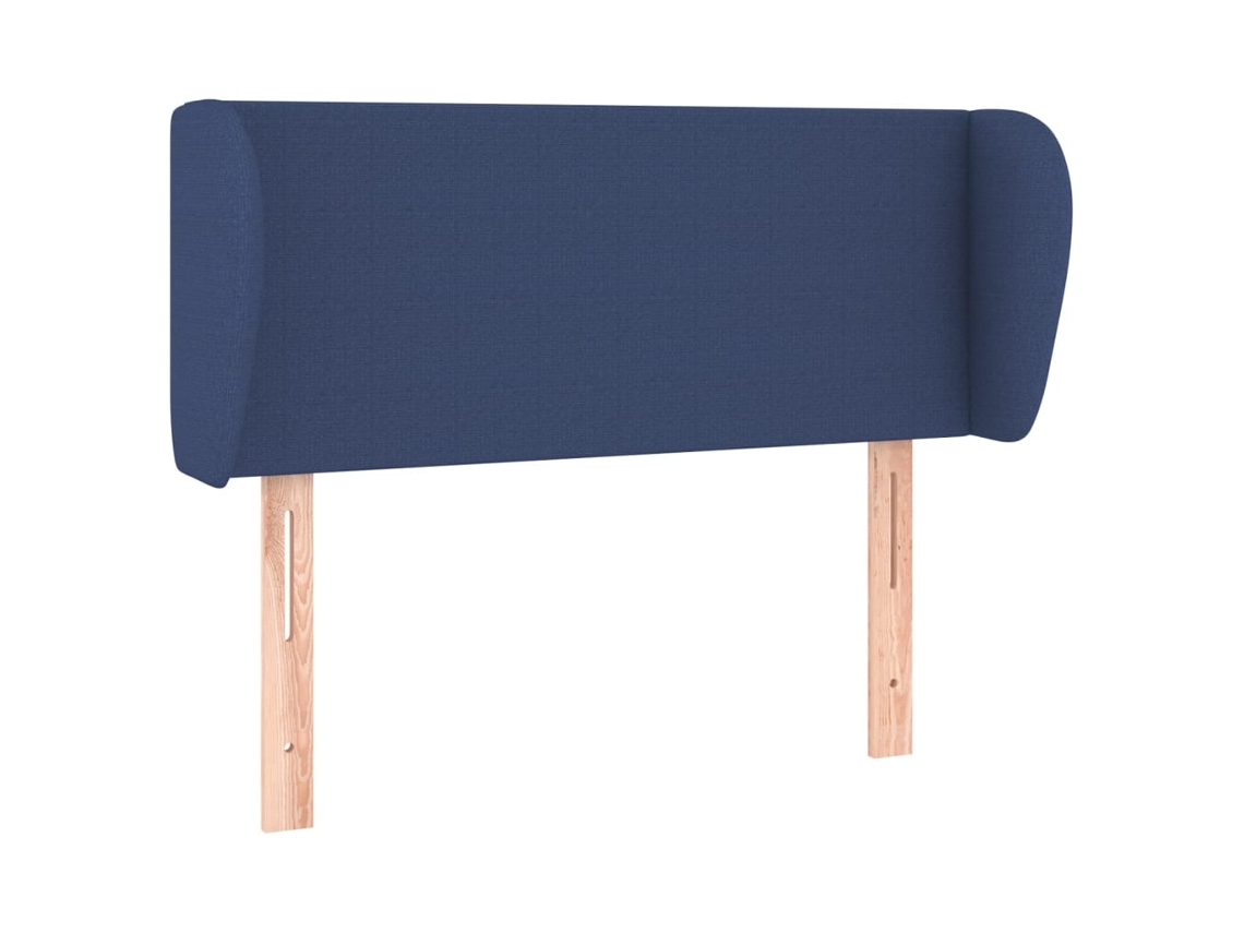Conjunto 1 Cabeceira Vidaxl Azul Tecido (103 X 23 X 88 Cm)