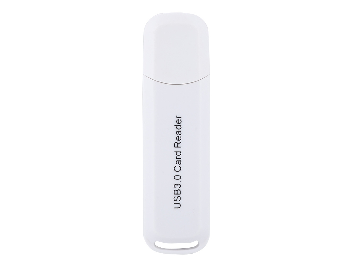 Leitor De Cartões Usb3.0 Secure Digital E Tf, Multifuncional, Branco Ou Preto Luz Dourada