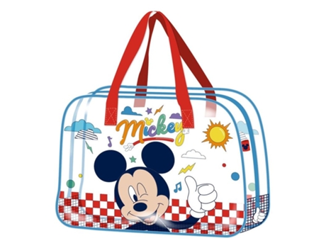 Bolsa de Praia Grande Transparente Mickey Wd17121 Arditexp25