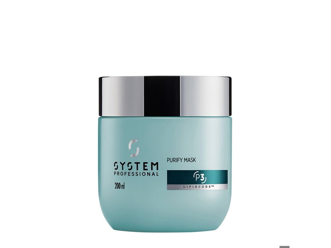 Purify Mask P3, 200ml Máscara Antipeliculosa System Professional