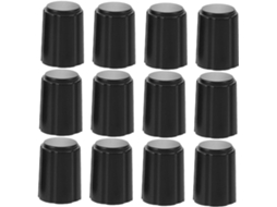 Conjunto De 12 Botões De Potenciômetro De Plástico Com Eixo Em D