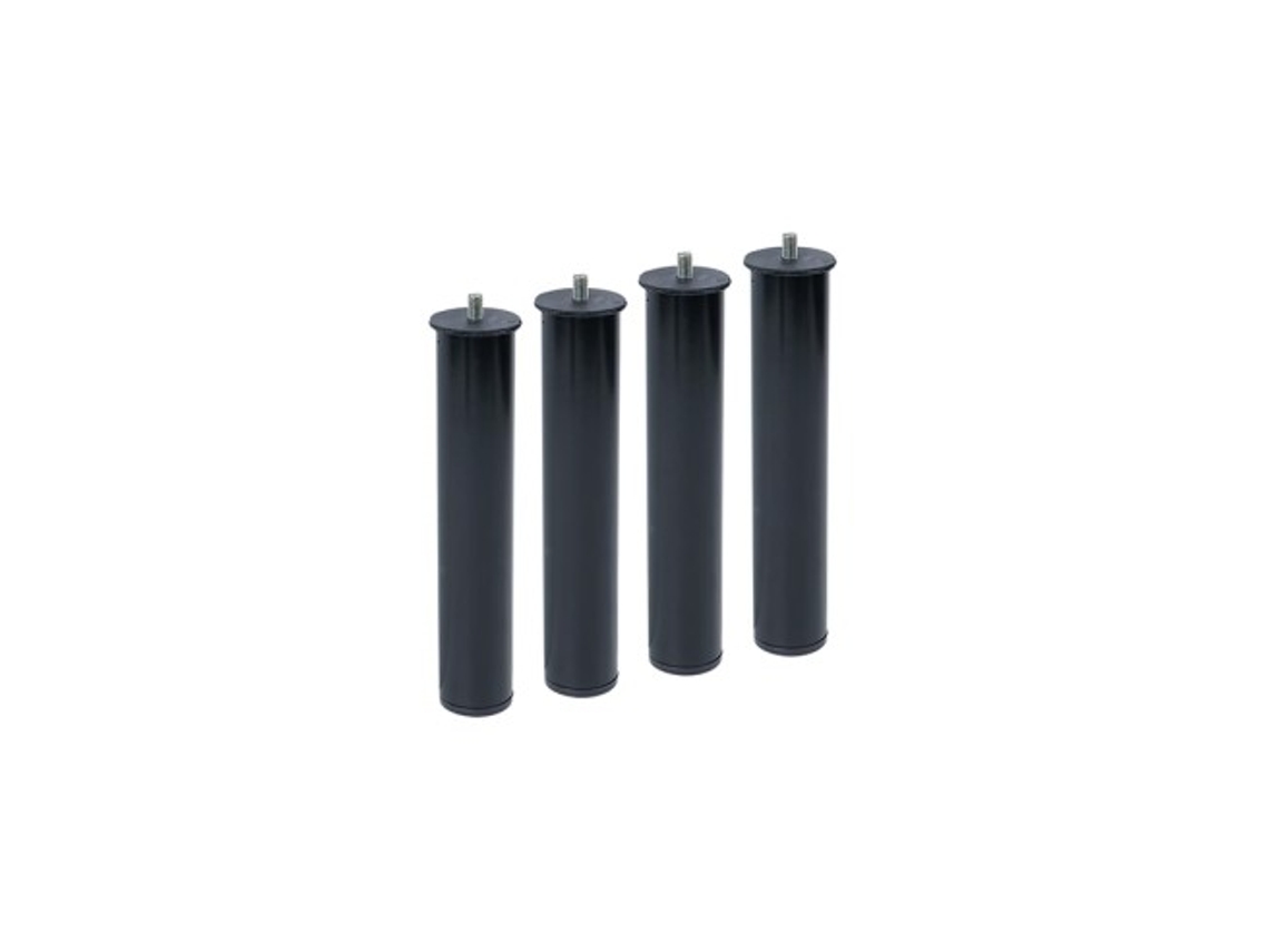 Conjunto De 4 Pernas De Base De Cama Fixa 25cm Parafuso 50mm Micel