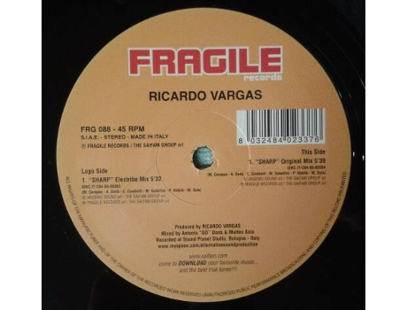 Vinil Sharp, Ricardo Vargas Fragile Records