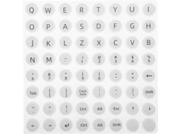 Teclas De Silicone Para Teclado, Proteção Para Unhas Compridas