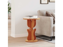 Vidaxl Mesa De Centro Marrom Cera 39,5 X 39,5 X 53,5 Cm