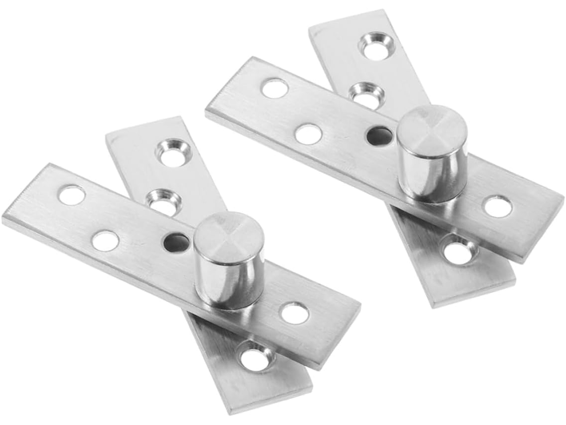 2 Pares De Para Portas Em Aço Com Design Oculto Operação Suave
