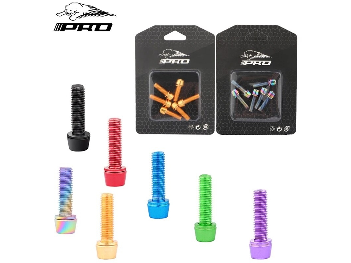 Lurelia Parafusos Para Bicicleta Para Estrada/mtb/btt Aço Inoxidável M5×18 18 Mm 3,8 G