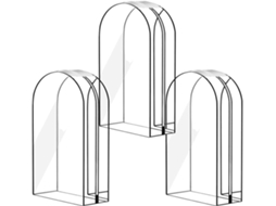 Capas Para Casacos E Ternos Para Guardar No Armário | 3 Capas Transparentes Com Zíper Armazenament Gokoco