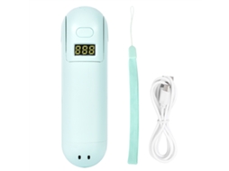 Ventilador Portátil Plegable 3 En 1 Usb Verde Estudiantes