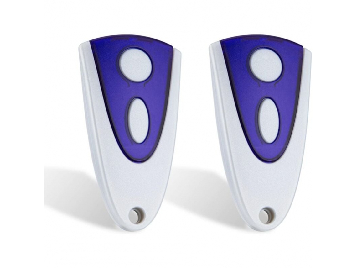 Pacote de 2 controles remotos para portas de garagem compatíveis com Novoferm Novotron 502 Max43 2 Novotron 512 Mix43 2 433,92 MHz HDD