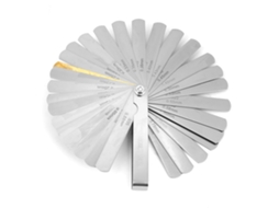 Medidor de espessura de aço inoxidável 89mm, régua métrica e imperial, ferramenta de inspeção de soldagem 0,04-0,88mm