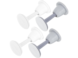 Suporte de silicone Semi-Pregos Batte, antiderrapante, conjunto de 4 peças, formato angular.