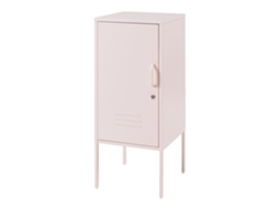 Hausjärvi Mesa de cabeceira com porta 82x35x35 cm Rosewood [EN.CASA]